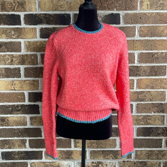 BROOKS BROTHERS Wool-Cotton Blend Tipped Sweater - Picture 3 of 7